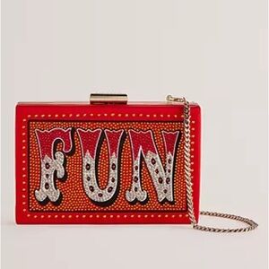 Ted Baker Brand New Red Clutch Bag